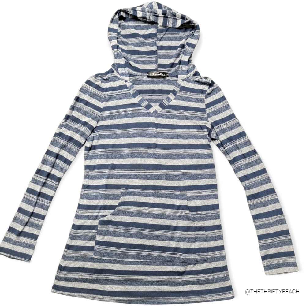 🍍Neesha LS Striped Light Weight Hoodie